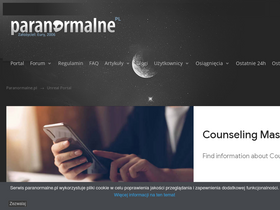 'paranormalne.pl' screenshot