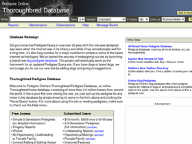 'pedigreequery.com' screenshot