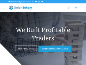 'galerisaham.com' screenshot