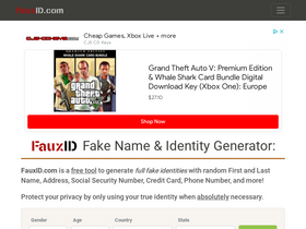 'fauxid.com' screenshot