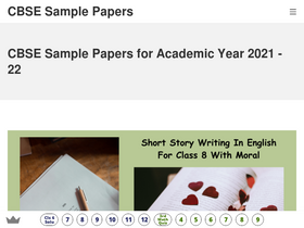 'cbsesamplepapers.info' screenshot