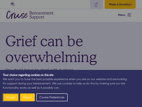 'cruse.org.uk' screenshot