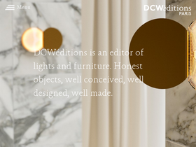 dcw-editions.fr homepage screenshot