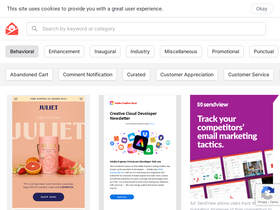 'reallygoodemails.com' screenshot