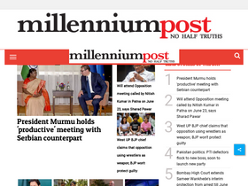 'millenniumpost.in' screenshot