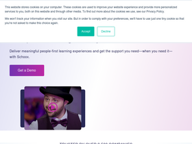 'schoox.com' screenshot