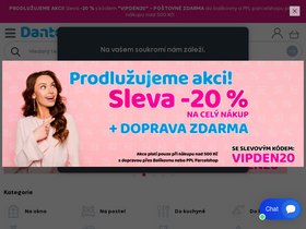 'dante.cz' screenshot
