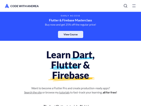 'codewithandrea.com' screenshot