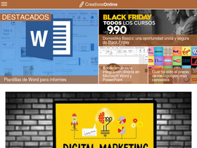 'creativosonline.org' screenshot