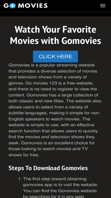 I see you discount gomovies