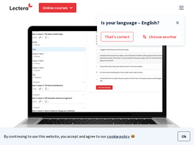 'lectera.com' screenshot
