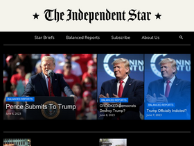 'theindependentstar.com' screenshot