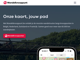 'wandelknooppunt.be' screenshot