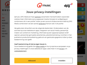 'qmusic.nl' screenshot