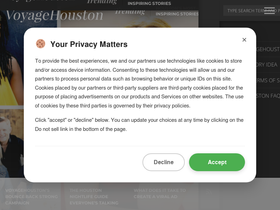 'voyagehouston.com' screenshot