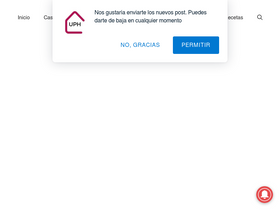 'unapizcadehogar.com' screenshot