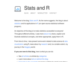 'statsandr.com' screenshot