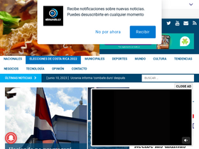 'elmundo.cr' screenshot