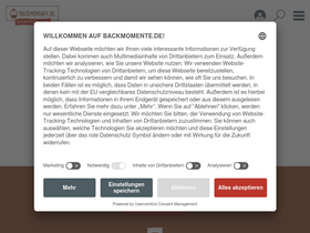 'backmomente.de' screenshot