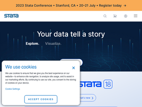 'stata.com' screenshot