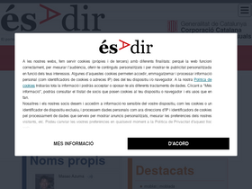 'esadir.cat' screenshot