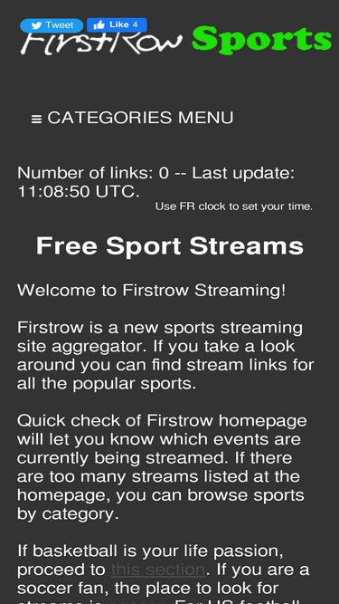 Firstrow free live sports streams new arrivals