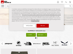 'bergfreunde.se' screenshot