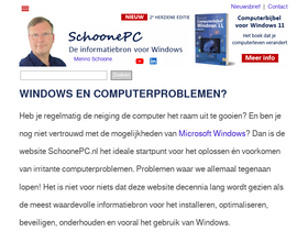 'schoonepc.nl' screenshot
