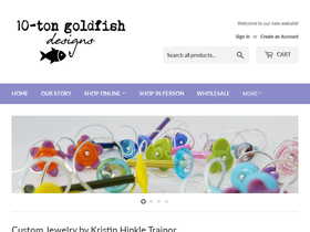 10tongoldfish.com homepage screenshot