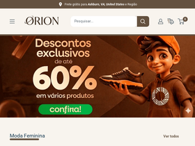 lojaori.com homepage screenshot