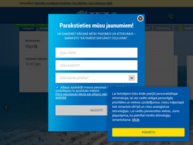 'teztour.lv' screenshot