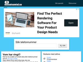 'missatsamtal.se' screenshot