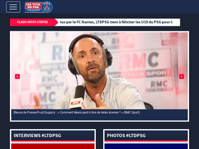 'lestitisdupsg.fr' screenshot