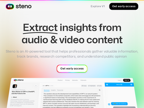 'steno.ai' screenshot