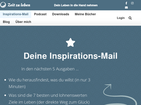 'zeitzuleben.de' screenshot