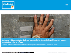 'ecclesia.pt' screenshot