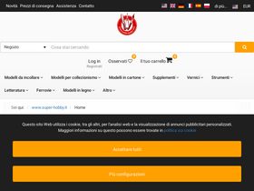 'super-hobby.it' screenshot