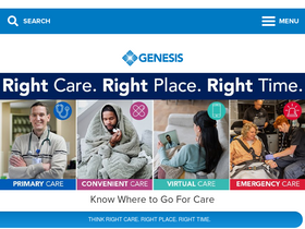 'genesishealth.com' screenshot