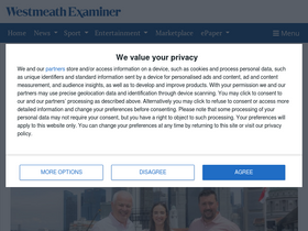 'westmeathexaminer.ie' screenshot