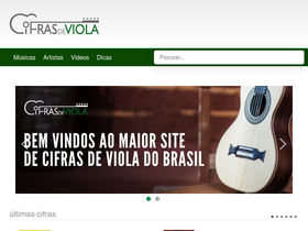 'cifrasdeviola.com.br' screenshot