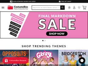 'costumebox.com.au' screenshot