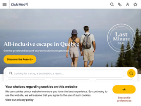 'clubmed.ca' screenshot