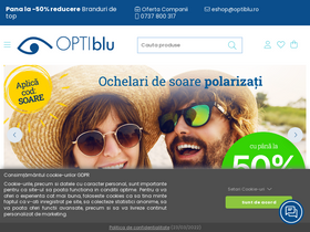 'optiblu.ro' screenshot