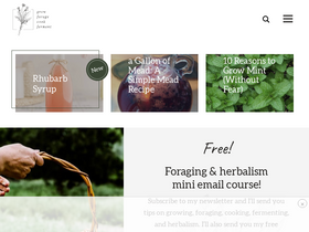'growforagecookferment.com' screenshot