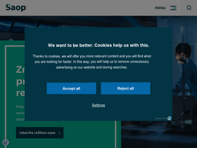 'saop.si' screenshot