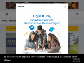'aydinkulis.com' screenshot