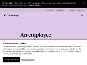 'cultureamp.com' screenshot