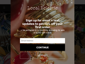 'localeclectic.com' screenshot