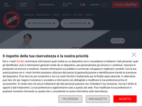 'radiozeta.it' screenshot