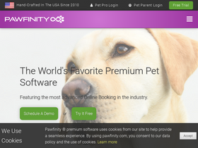 'pawfinity.com' screenshot